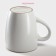 Mug ceramic shade "Vanilla", 350 ml, white color