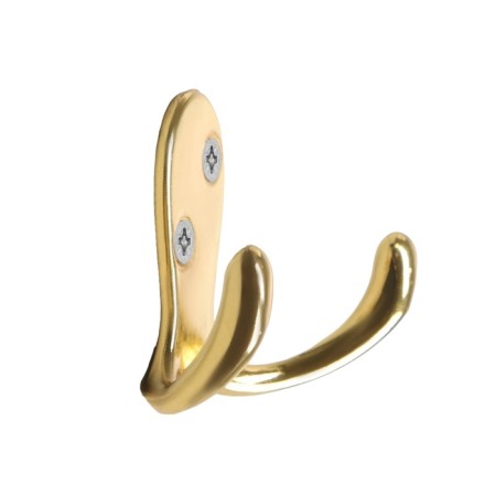 Hook furniture tundra TKD026, two -rod, gold