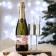 Stick on the bottle "CHAMPANENENT", Slalier Empress, 12 x 8 cm