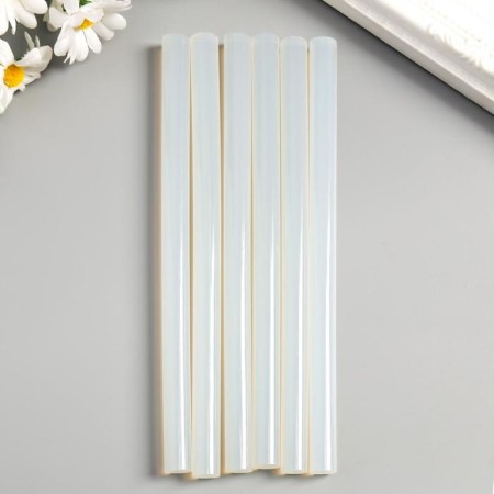 Glue for adhesive pistol in the rods transparent d = 1.1 cm set 6 pcs