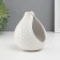 Ceramics candlestick per 1 candle "Pomegranate" d = 4.5 cm white 10x10x11.5 cm