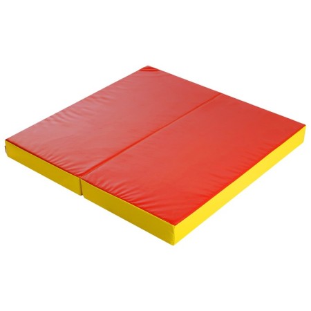 Mat ONLYTOP, 100x100x10 cm, 1 addition, red/yellow color-3