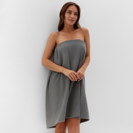 Ethel towel, col. Gray, wives. Pareo 75x150 cm, 100% polyester, 300 g/m2-5