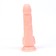 Falloimitator Oka-Khpoki, realist, 20 x 4 cm, on suction cup, with a scrotum, bodily