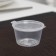 Single -plastic disposable sauce, 30 ml, with an insoluble lid, the color is transparent