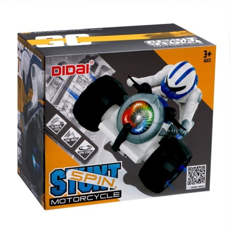 Cover "Racer", light and sound, works from batteries, white-blue color-3
