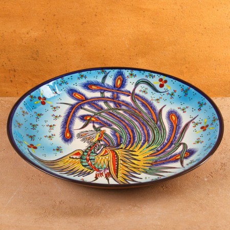 Largan Rishtan ceramics "Firebird", 37 cm
