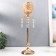 Summary Metal for 1 candle "Scales flower" gold 42x11x11 cm