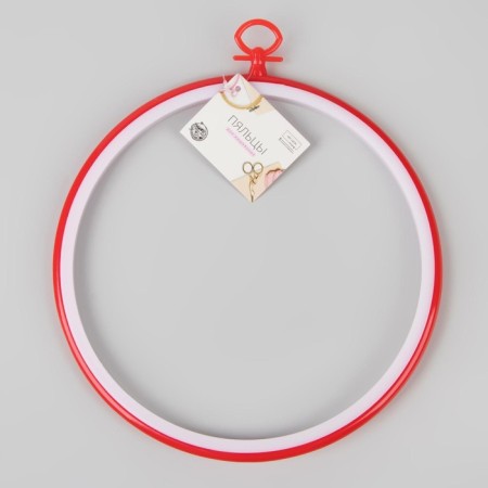 Schools for embroidery with a suspension, plastic, d = 20.5 cm, color mix-2