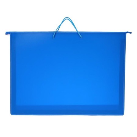 A2 folder with handles, 640 x 470mm, plastic, lightning from above, PM-A2-35, blue