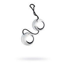 Toyfa vaginal balls, ABS plastic, silver, 20.5 cm
