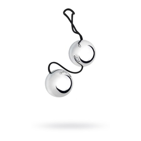 Toyfa vaginal balls, ABS plastic, silver, 20.5 cm