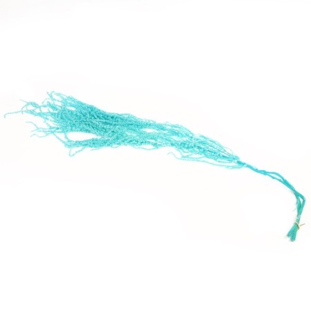 Dry amaranth flowers, 100 g, sheet size: from 50 to 60 cm, blue color-3