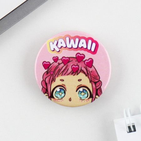 Значок закатной аниме «Каваи», d = 3,8 см-3