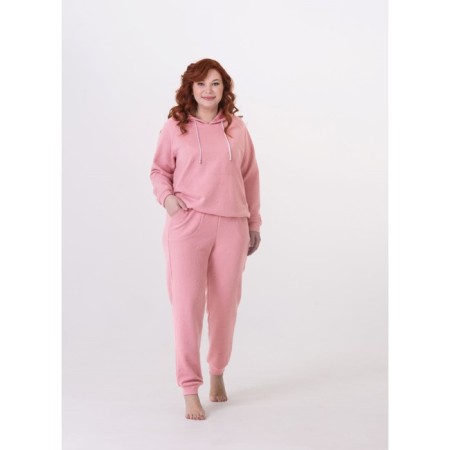 Female suit, size 46, purple-pink color