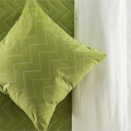 Scande blanket, size 220x240 cm, green color-1