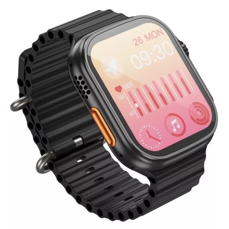 Smart hours Hoco Y12 Ultra, 1.96, 240x280, BT5.0, 320 mAh, call support, Lightning, black-3