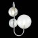 Sconces st. SL1124.101.02. Vinetto. 2x5 watts, G9, 4000k, 19.5x36 cm, chromium color