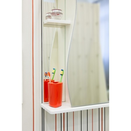 Cabinet-mirror lina 55 white gloss, left 26.5 cm x 55 cm x 73 cm-2