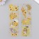 Stickers for creativity "Brave tools and yellow flowers" set 2 sheets 17.5x6 cm