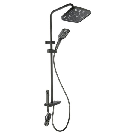 The shower system Zein Z3683, the upper and hand watering can, PVC hose, hygienic set, graphite