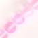 Busins ​​made of natural stone "Cat Eye", set 46 pcs., Size 1 pc. -8 mm, light pink