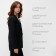 Women's jacket Minaku: classic color black, size 42
