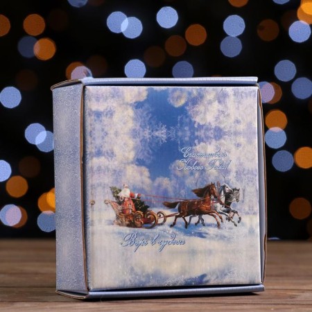 Gift box, lid is, "Believe in miracles", 14.5 x 14.5 x 6 cm-1