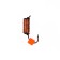 Mormyshka Wolfram Marlin’s Curs, 2 mm, 0.95 g, copper + cube red UV, 15 pcs.