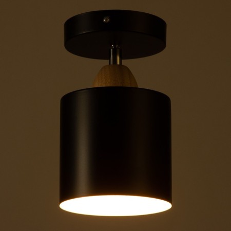 STAS "Avars" E27 40W Black 13x13x18 cm-2