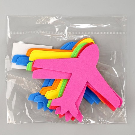 Set of figures from EVA "Airplane", 12 pcs., Mix color-4