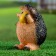 Garden figure "Hedgehog with acorns" 16cm