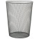 Metallic paper basket, 9 liters, Brauberg germanium, black