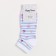 Women's socks, white mix, size 35-38