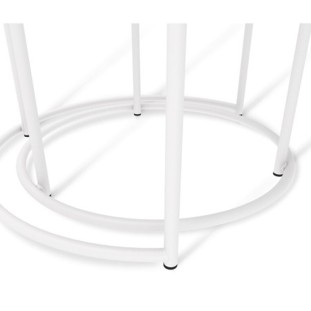Journal table, 450x450x550, Pietra Black/White Muars-3