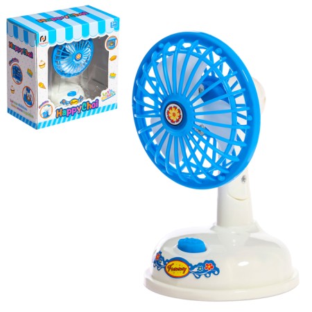 Household appliances "Fan", works from batteries, color mix-7