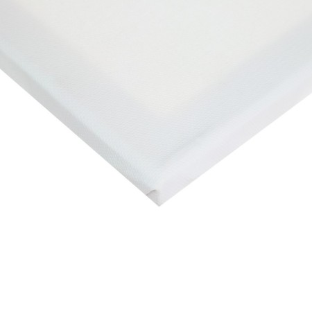 Canvas on the subframe, cotton 100%, 1.6 x 80 x 90 cm, acrylic soil, medium -grained, 380 g/m²-1