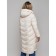 Coat insulated winter female, size 50, beige color
