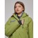Ski jacket female, size 58, khaki color