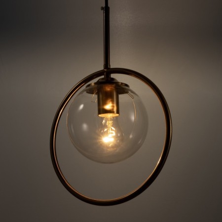 Lamp Bayerlux "Crystalik" 1HE14 40W gold 25x30-130 cm.-1