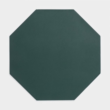 Serving napkin on the TEM table, 38 × 38 cm, green color