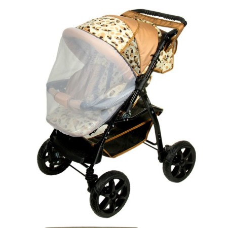 Pilot stroller "pilot", plastic wheels, shades of beige, MIX drawing-4
