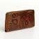 Women's wallet with lightning, brown color