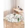 Tables on the table "Rare flowers", round, oxford, elastic band, size 120x120 cm, diameter 75-100 cm