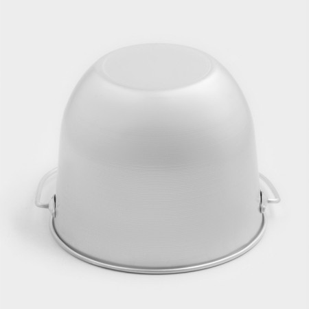 Aluminum pot with a lid, 4.5 l, conical, poisoned-1