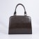 El Masta bag on lightning, external pocket, long belt, dark brown color