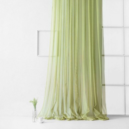 Tulle "Story", size 500x270 cm, green color