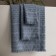 Terry towel Pasionaria "Wave", 450 g, size 30x50 cm, color gray-blue