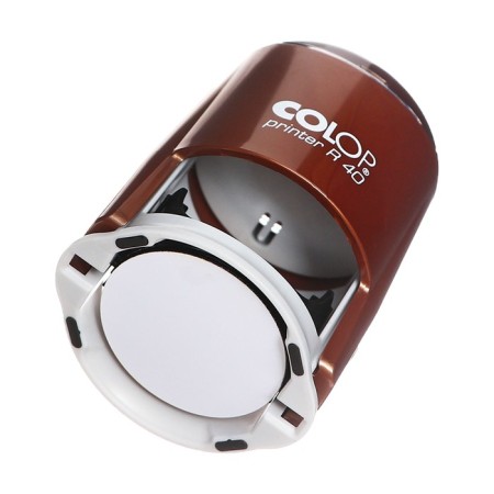 Equipment for round printing automatic Colop Printer R40, diameter 41.5 mm, with a lid, bronze housing-3