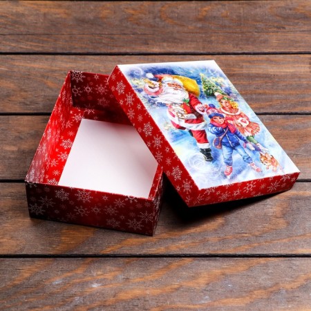 Gift box team "Winter Fun", 16.5 x 12.5 x 5.2 cm-5